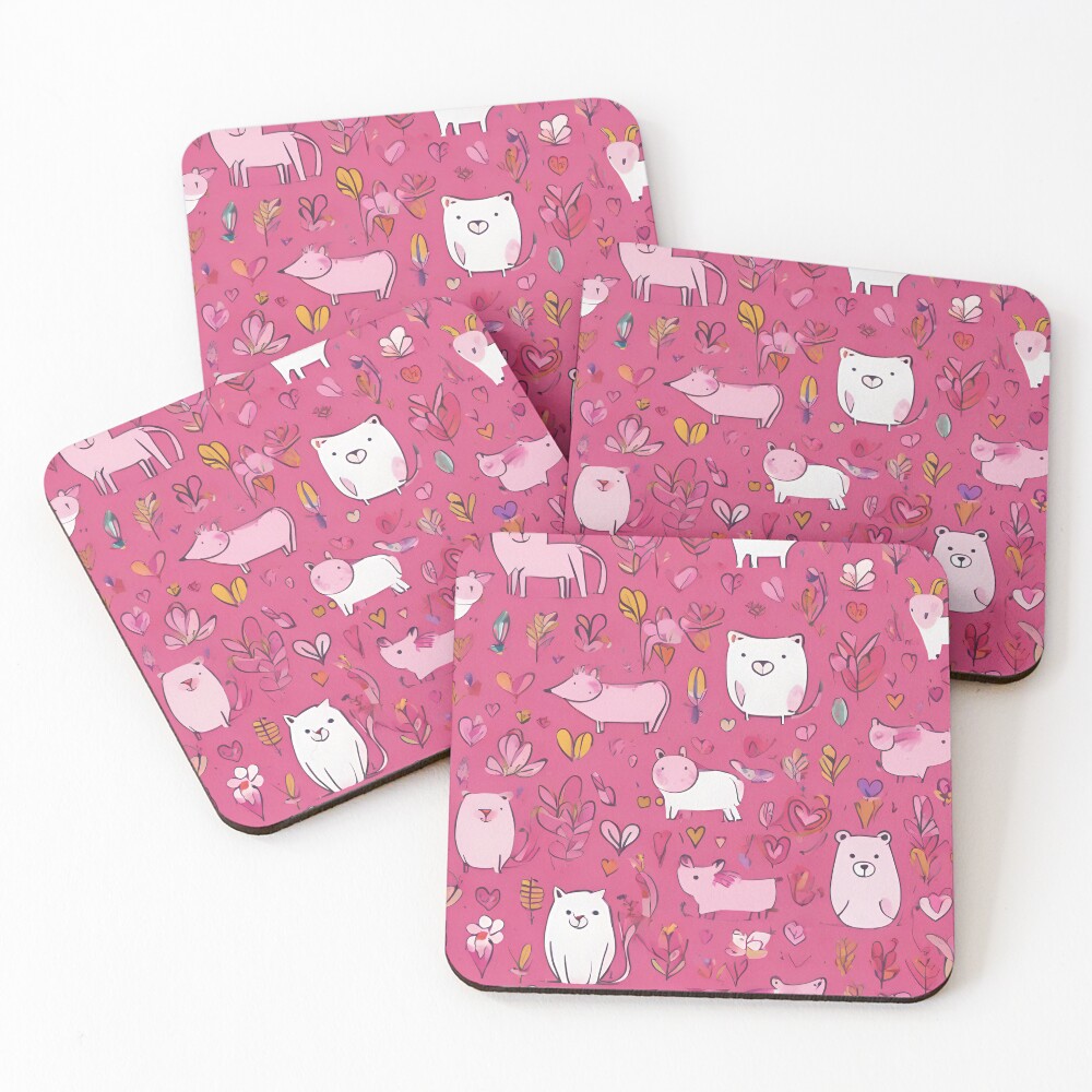 Item preview, Coasters (Set of 4) designed and sold by RiawsShop.