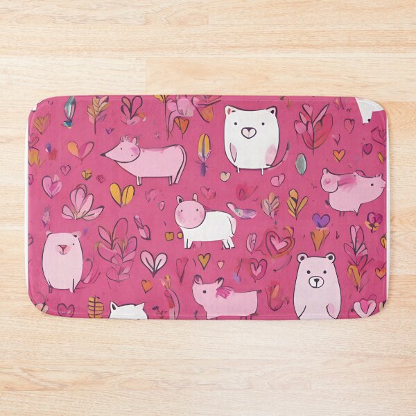 Item preview, Pink animal pattern designed and sold by RiawsShop.