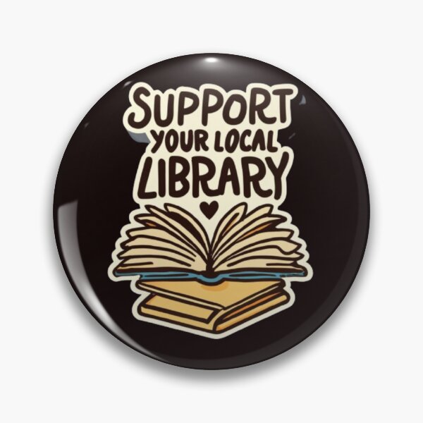 Item preview, Support Your Local Library Books Reading Librarian designed and sold by sadedream.