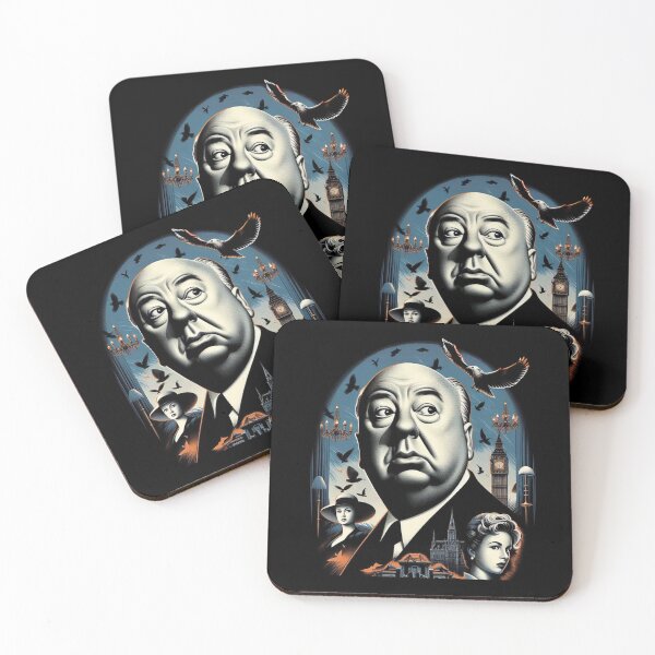 Item preview, Alfred Hitchcock Fan Art Poster in the Style of Saul Bass designed and sold by 2teesme.