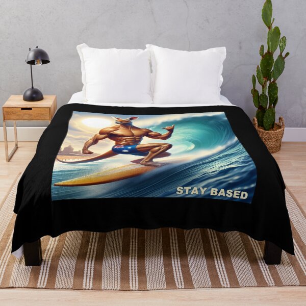 Aperçu de l'œuvre Restez basé (True Blue Roo Wave !) créée et vendue par Takin-Thepiss.