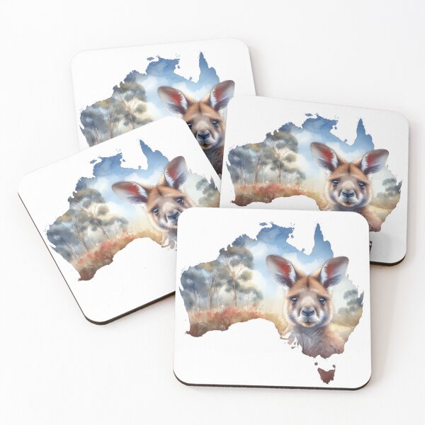 Item preview, Kangaroo in the wild Australia designed and sold by RubisLeaf.