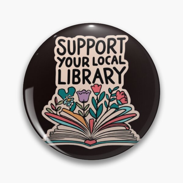 Item preview, Support Your Local Library Books Reading Librarian Floral  designed and sold by sadedream.