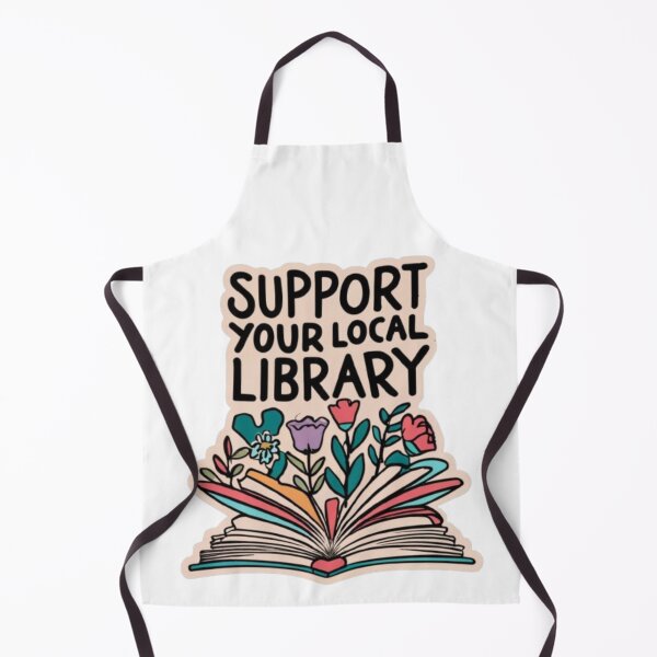 Item preview, Support Your Local Library Books Reading Librarian Floral designed and sold by sadedream.