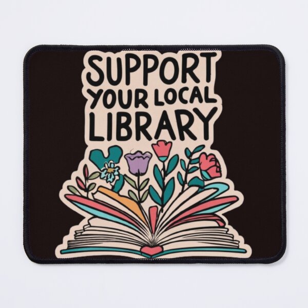 Item preview, Support Your Local Library Books Reading Librarian Floral designed and sold by sadedream.
