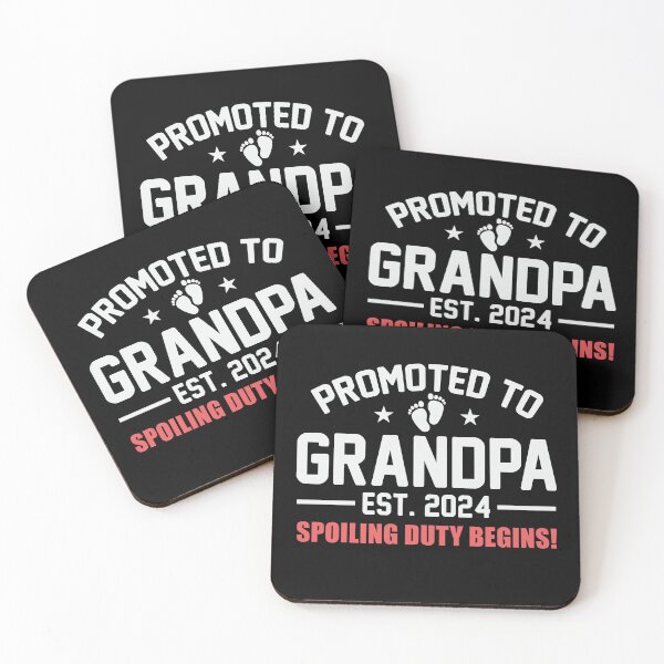 Item preview, Promoted to Grandpa Est 2024 Grandpa Est 2024 Pregnancy designed and sold by stylesip.