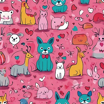 Artwork thumbnail, Animal pattern by RiawsShop