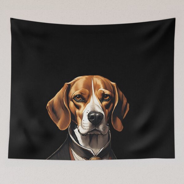 Item preview, Timeless Beagle Portrait Canine Elegance designed and sold by ChicTrendz.