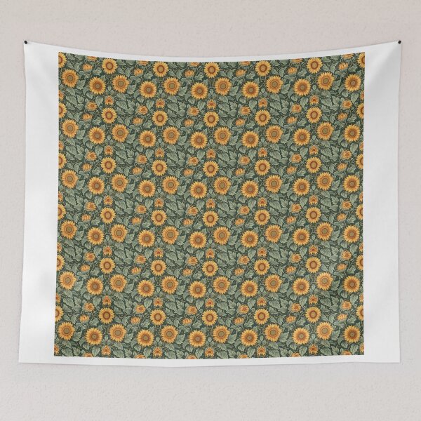Item preview, Sunflower Repeat Seamless Pattern designed and sold by thewandswant.