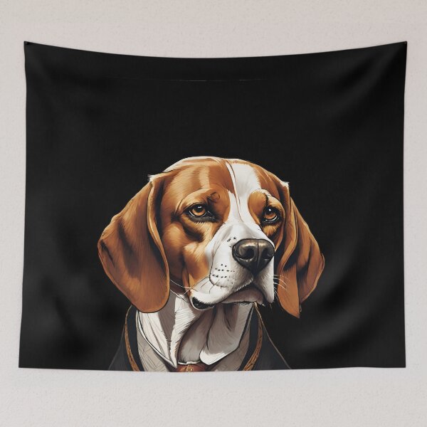 Item preview, Regal Beagle Portrait Canine Elegance designed and sold by ChicTrendz.