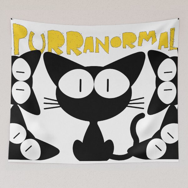 Item preview, PurrAnormal, Cat With Paranoia designed and sold by Henrylizarraga.