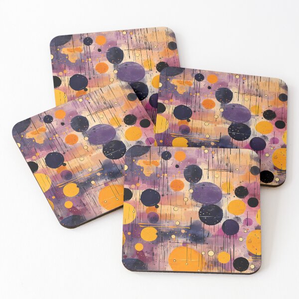 Item preview, Abstract Art: Circles & Paint Splatters. designed and sold by GiveMeMood.
