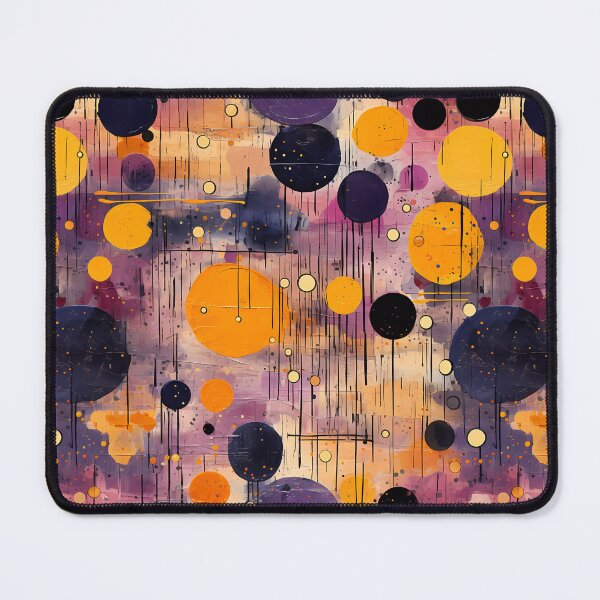 Item preview, Abstract Art: Circles & Paint Splatters. designed and sold by GiveMeMood.