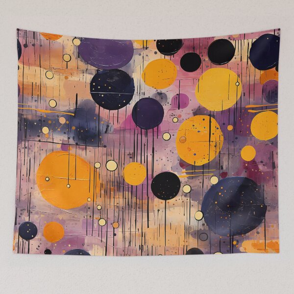 Item preview, Abstract Art: Circles & Paint Splatters. designed and sold by GiveMeMood.