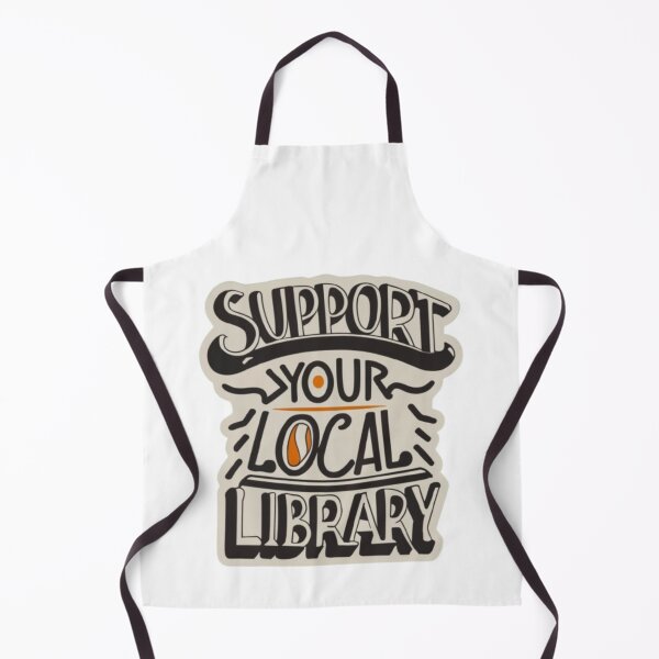 Item preview, Support Your Local Library For Reader Librarian Logo designed and sold by sadedream.