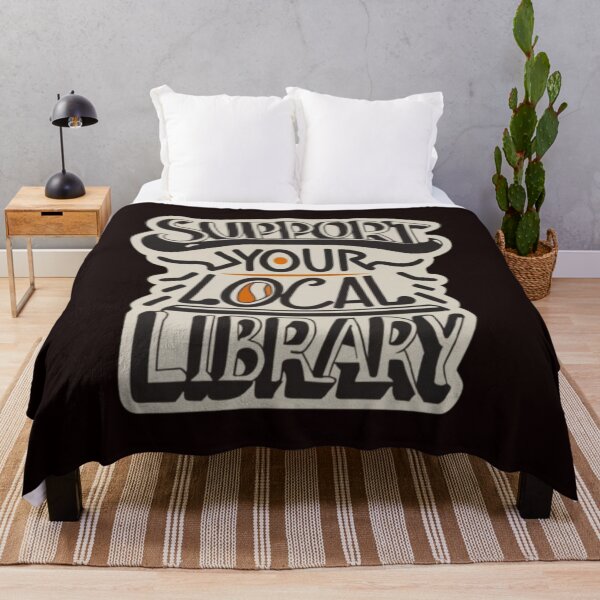 Item preview, Support Your Local Library For Reader Librarian Logo designed and sold by sadedream.