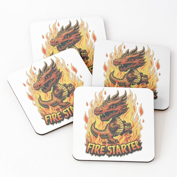 Item preview, fire starter dragon  designed and sold by bukajart.