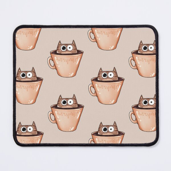 Item preview, Purrspresso Brown Cat designed and sold by Julia Sol.