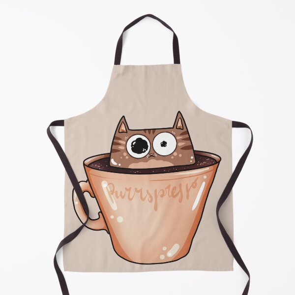 Item preview, Purrspresso Brown Cat designed and sold by Julia Sol.