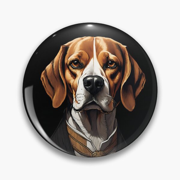 Item preview, Regal Beagle Portrait in Rich Tones designed and sold by ChicTrendz.