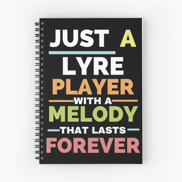 Item preview, Just a lyre player with a melody that lasts forever designed and sold by greenbluearts.