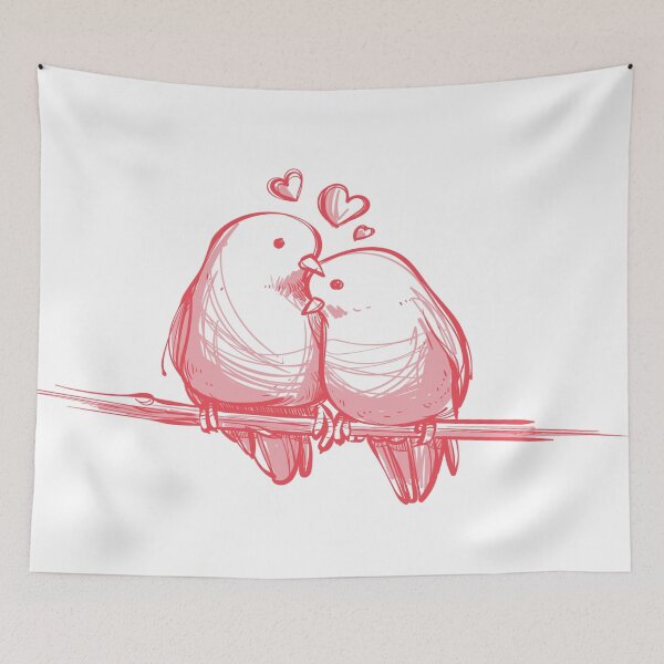 Item preview,  Valentine‘s Birds / Love Birds designed and sold by Sosa-art.