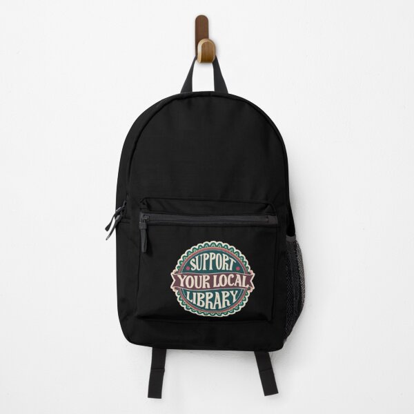 Item preview, Support Your Local Library For Reader Librarian Logo designed and sold by sadedream.