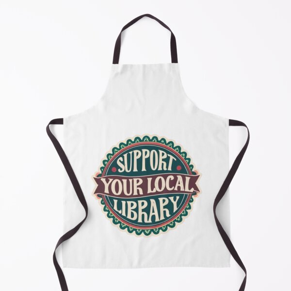 Item preview, Support Your Local Library For Reader Librarian Logo designed and sold by sadedream.