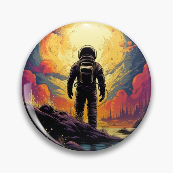 Item preview, Galaxy Astronaut On Mystery Planet designed and sold by GrinGalore.
