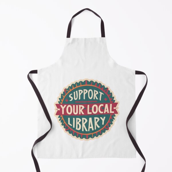 Item preview, Support Your Local Library For Reader Librarian Logo designed and sold by sadedream.