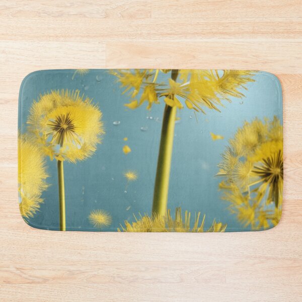 Item preview, yellow dandelion splash in water designed and sold by JangmiHorang.