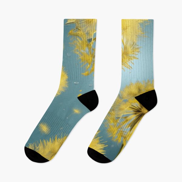 Item preview, yellow dandelion splash in water designed and sold by JangmiHorang.