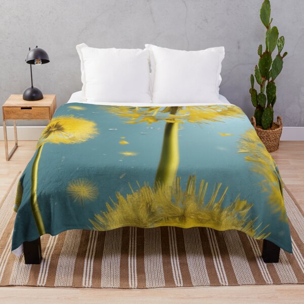Item preview, yellow dandelion splash in water designed and sold by JangmiHorang.