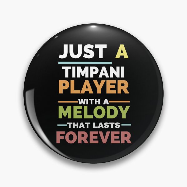 Item preview, Just a timpani player with a melody that lasts forever designed and sold by greenbluearts.