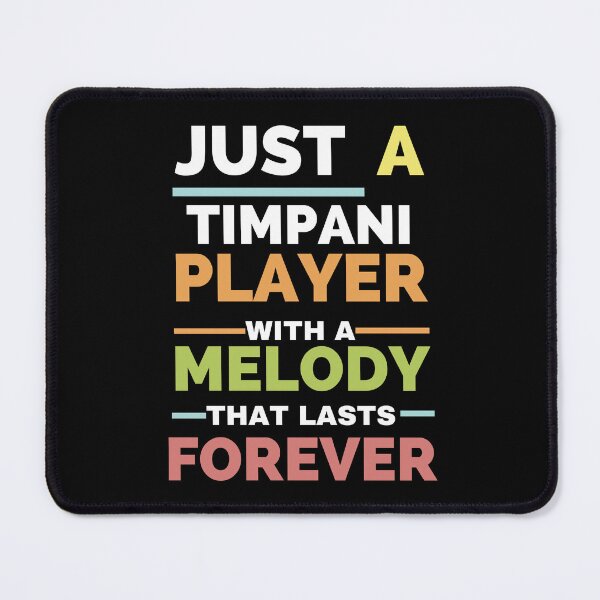 Item preview, Just a timpani player with a melody that lasts forever designed and sold by greenbluearts.