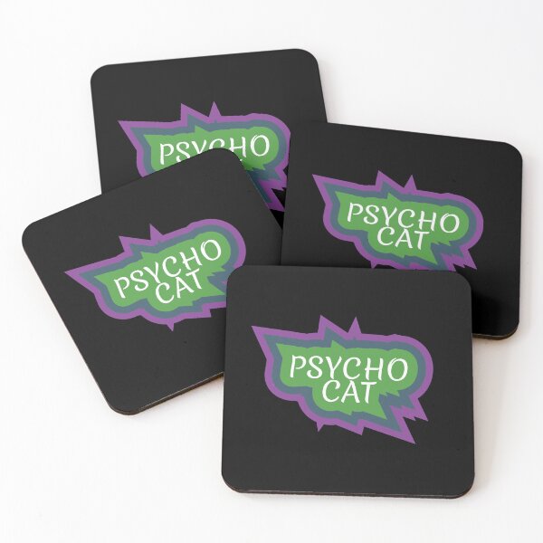 Item preview, Psycho Cat, Textual design designed and sold by cutenesss.