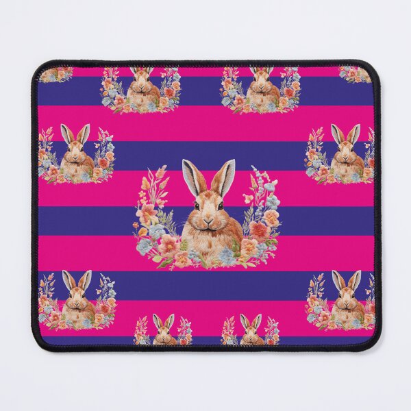 Item preview, Embroider bunny with flowers, happy Easter designed and sold by Mauswohn.