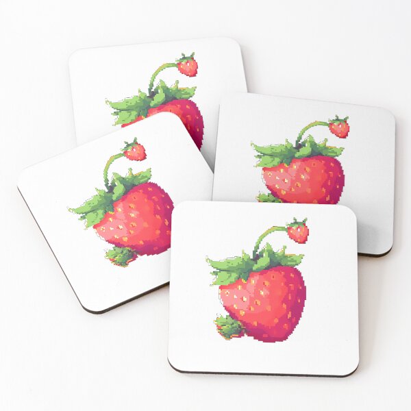 Item preview, Pixel art Strawberry-Retro art designed and sold by octoboobs.