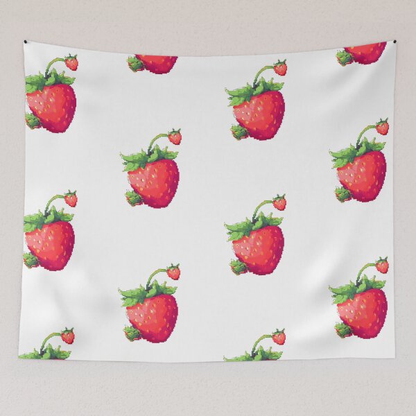 Item preview, Pixel art Strawberry-Retro art designed and sold by octoboobs.