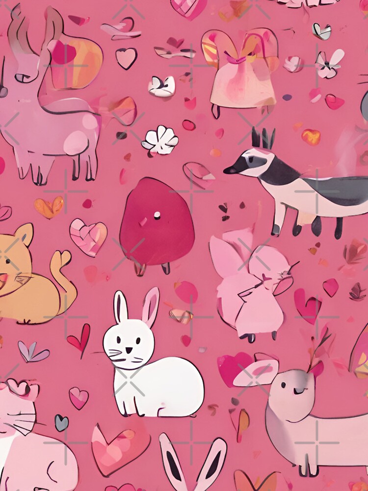 Thumbnail 5 of 5, iPhone Case, Pink animal pattern designed and sold by RiawsShop.