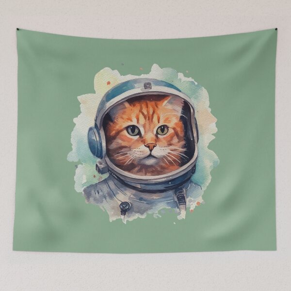 Item preview, Cat Space Cadet designed and sold by Myra365Art.