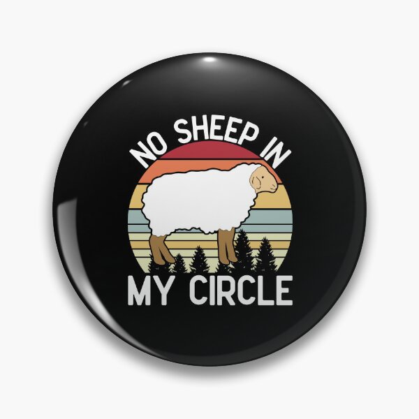 Item preview, No Sheep In My Circle  designed and sold by Hairball-Pets.