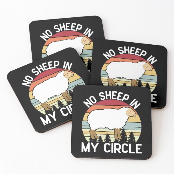 Item preview, No Sheep In My Circle  designed and sold by Hairball-Pets.