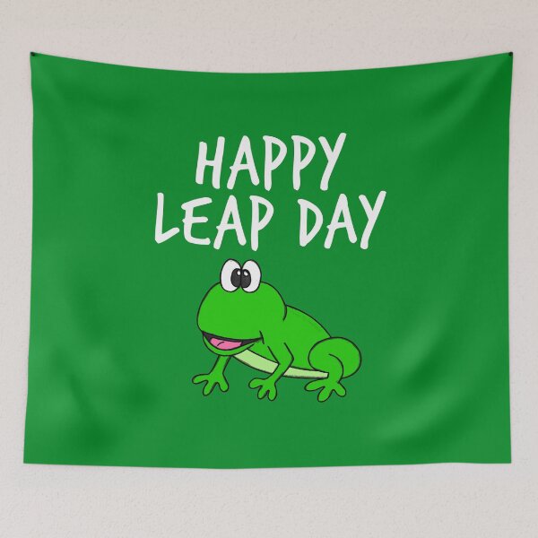 Item preview, Happy Leap Day Frog 29th February designed and sold by doodlerob.