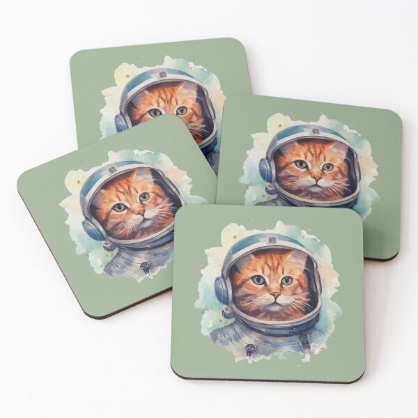 Item preview, Cat Space Cadet designed and sold by Myra365Art.
