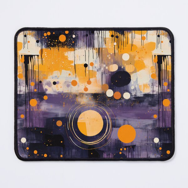 Item preview, Circles & Paint Splatters in Abstract Art. designed and sold by GiveMeMood.