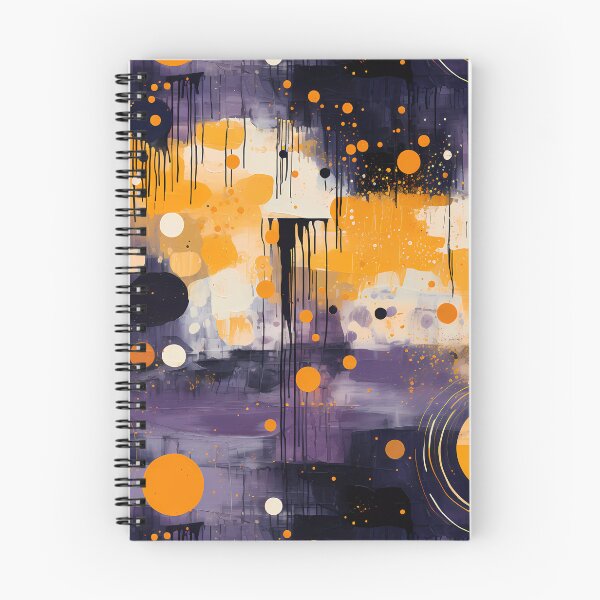 Item preview, Circles & Paint Splatters in Abstract Art. designed and sold by GiveMeMood.