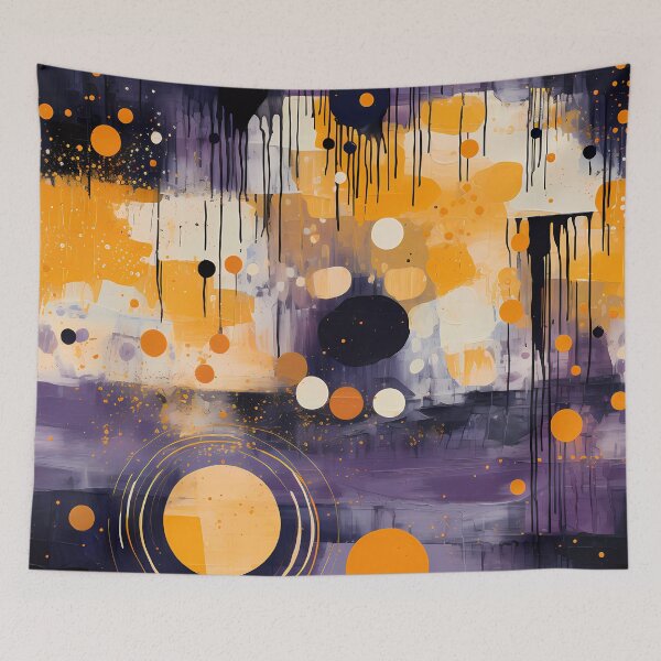 Item preview, Circles & Paint Splatters in Abstract Art. designed and sold by GiveMeMood.