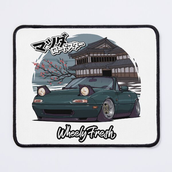 Item preview, Green Mazda MX5 Japanese Style Design - WheelyFresh designed and sold by Wheelyfresh.