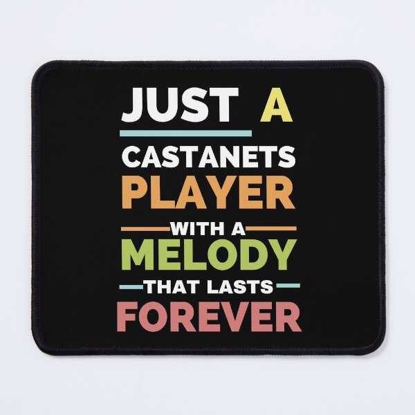Item preview, Just a castanets player with a melody that lasts forever designed and sold by greenbluearts.